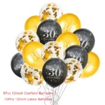 15pcs-30th